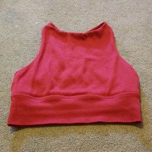 Crop top sports bra